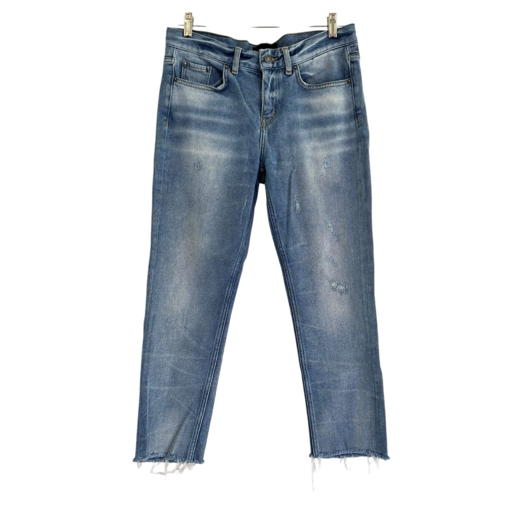 The Kooples Relaxed Fit Women's Distressed Jeans Willy  Size 28‎